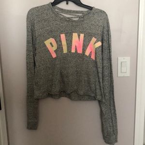 nwot long sleeve PINK tee